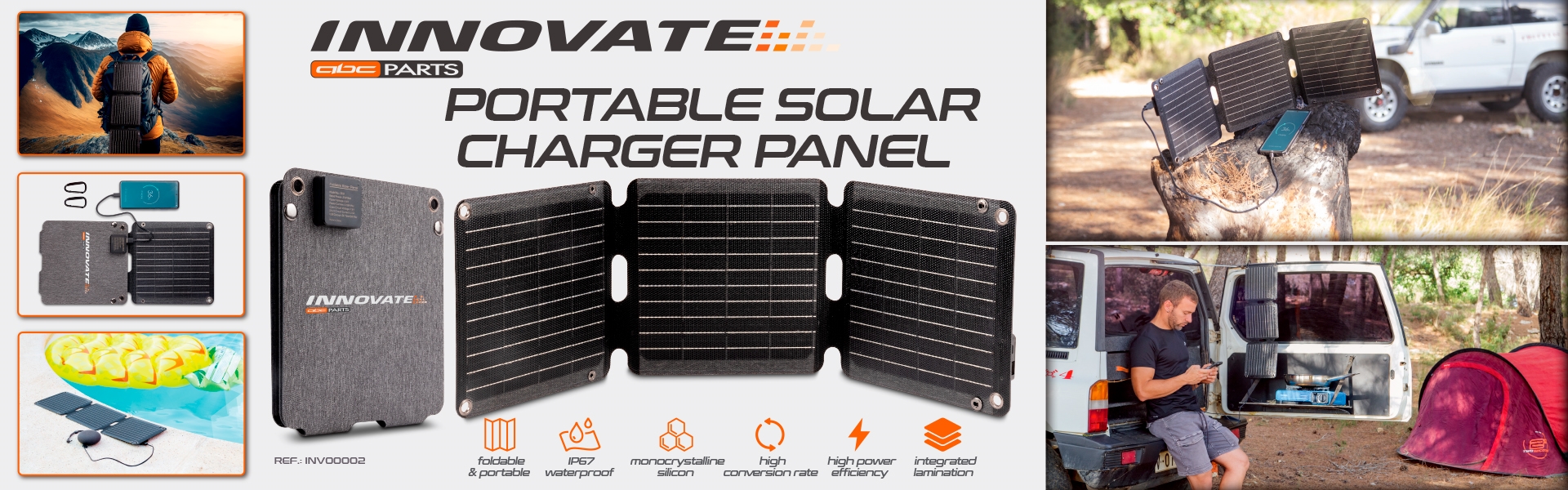 SOLAR PANEL PORTABLE CHARGER